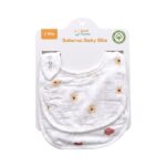 Baberos de muselina para bebé con estampado de margaritas y fresas - Pack x2 GoodMama