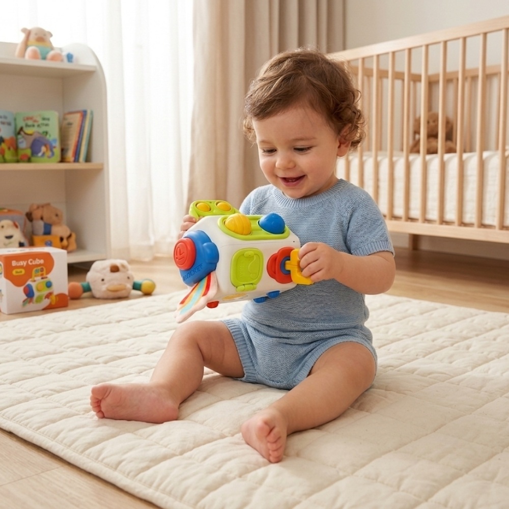 Busy Cube Montessori Sensory Toy - Imagen 4