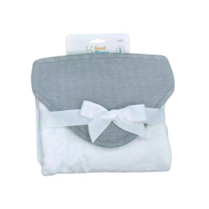 Toalla premium con capucha para bebé color gris - GoodMama